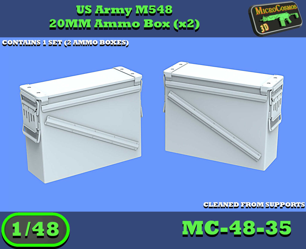 MC-48-35 - US M548 20mm Munitionskistensatz