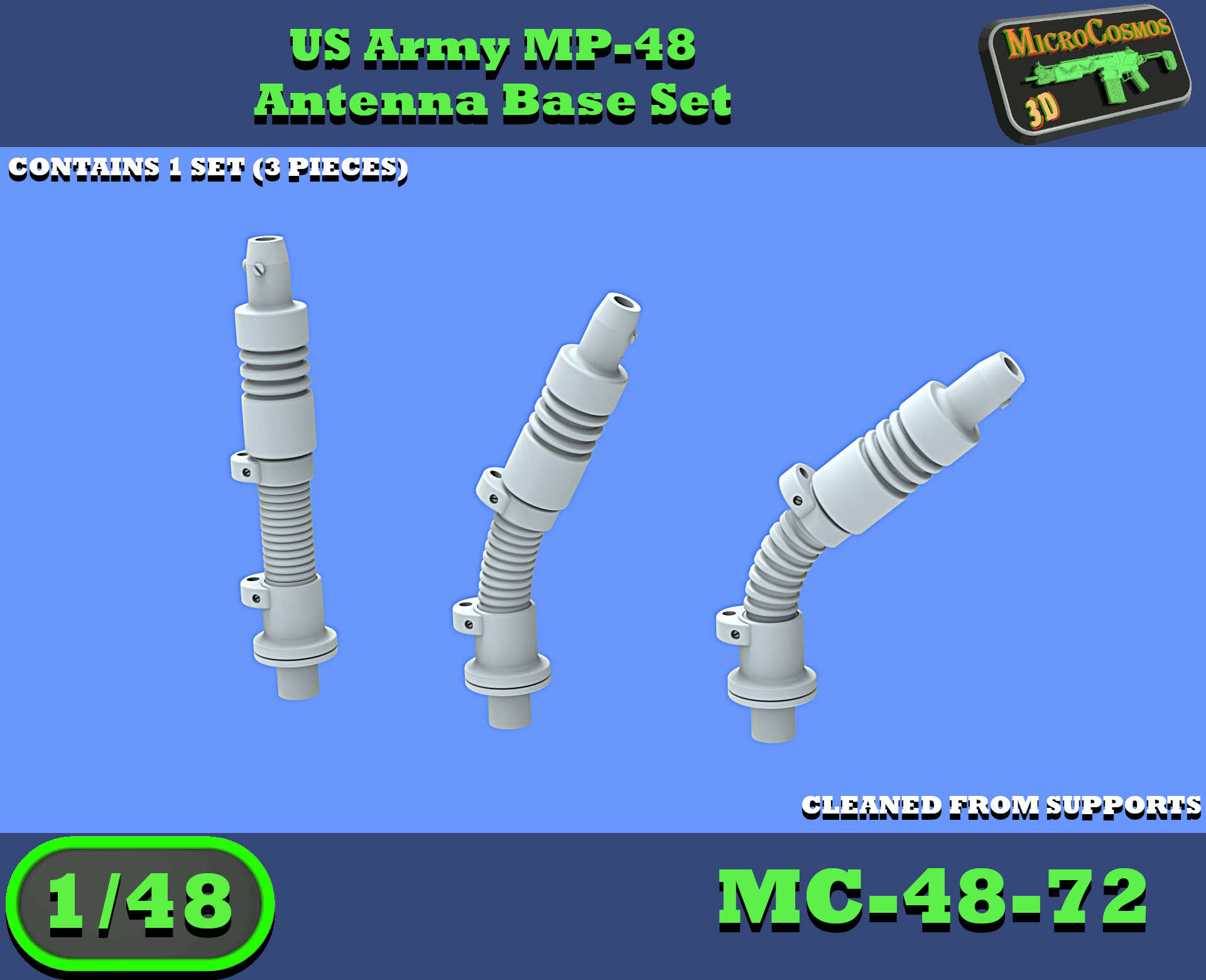 MC-48-72 - MP-48 Antennenfuß-Satz
