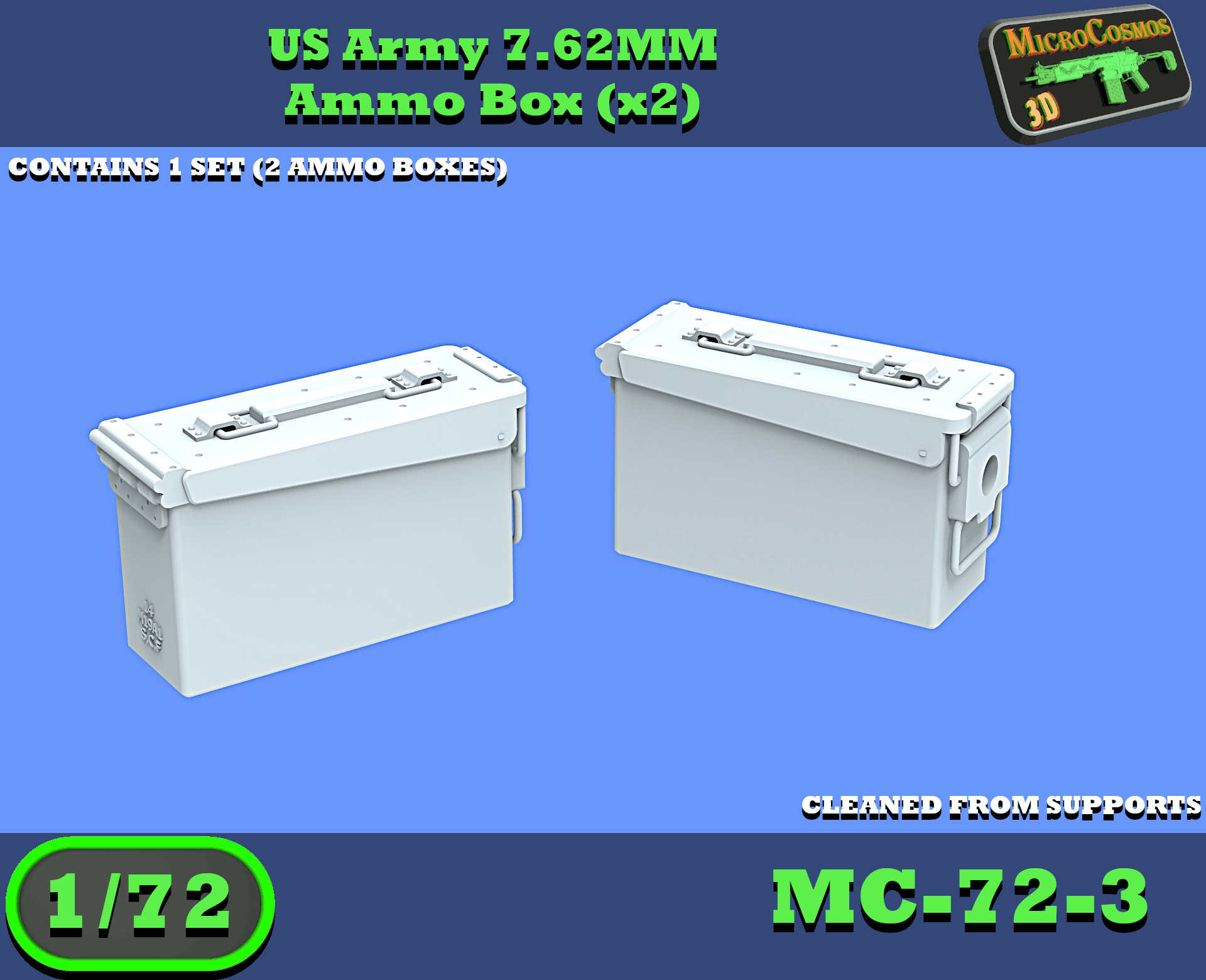 MC-72-3 - US Munitionskiste 7.62mm Set