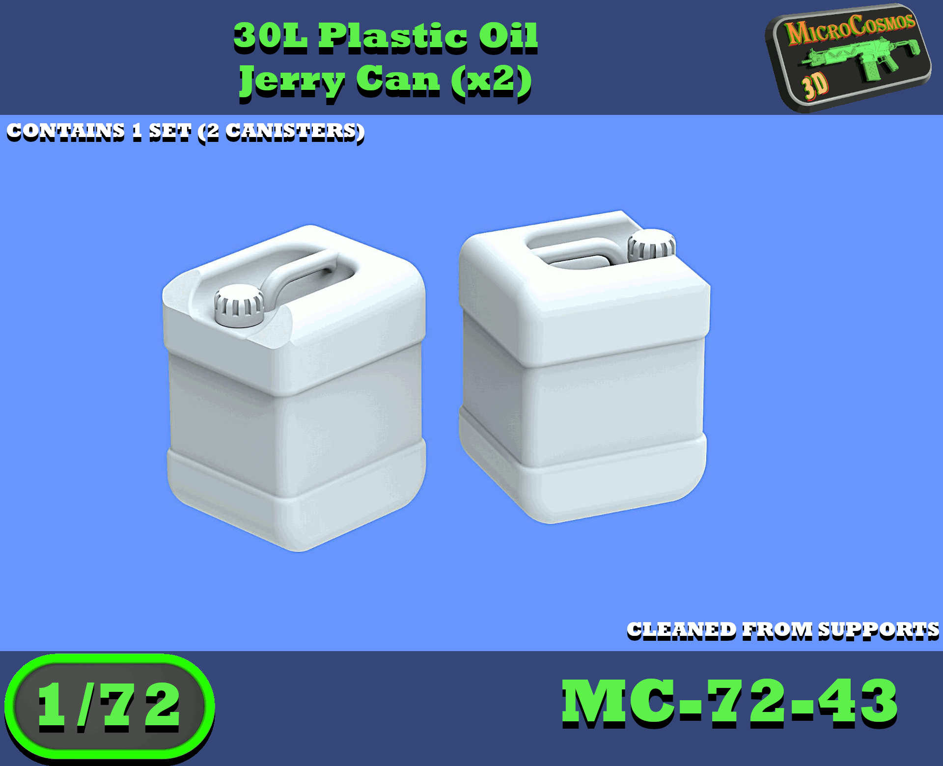 MC-72-43 - 30L Kunststoff-Ölkanister