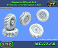 MC-72-60 - Roues Humvee Version 1 pour kit Dragon