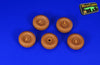 MC-72-60 - Roues Humvee Version 1 pour kit Dragon