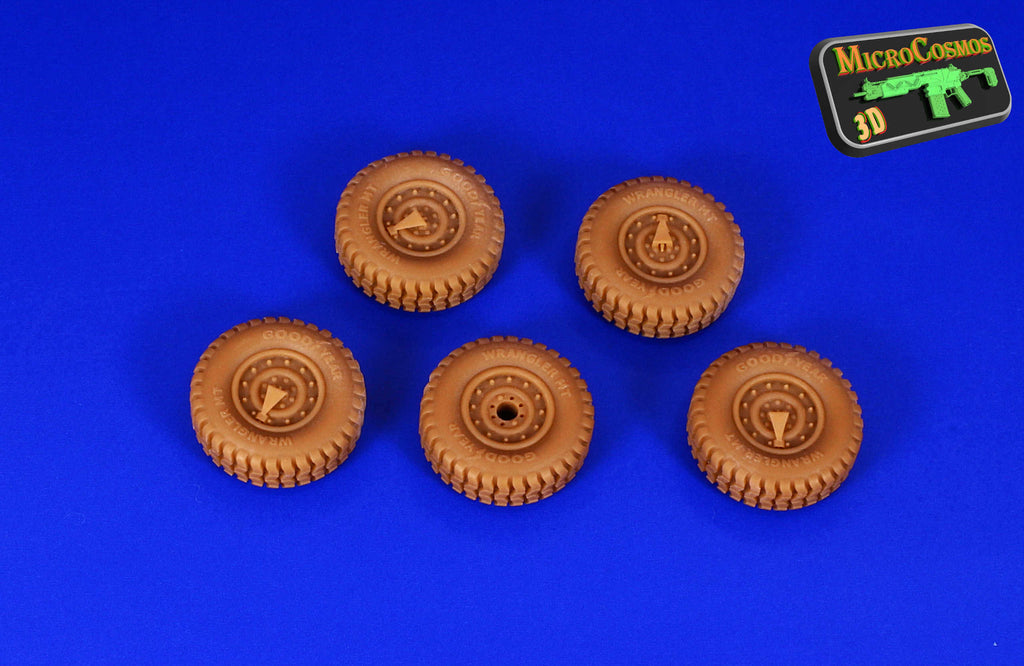 MC-72-60 - Roues Humvee Version 1 pour kit Dragon