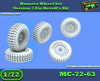 MC-72-63 - Kit de roues Humvee version 2 pour le modèle Revell