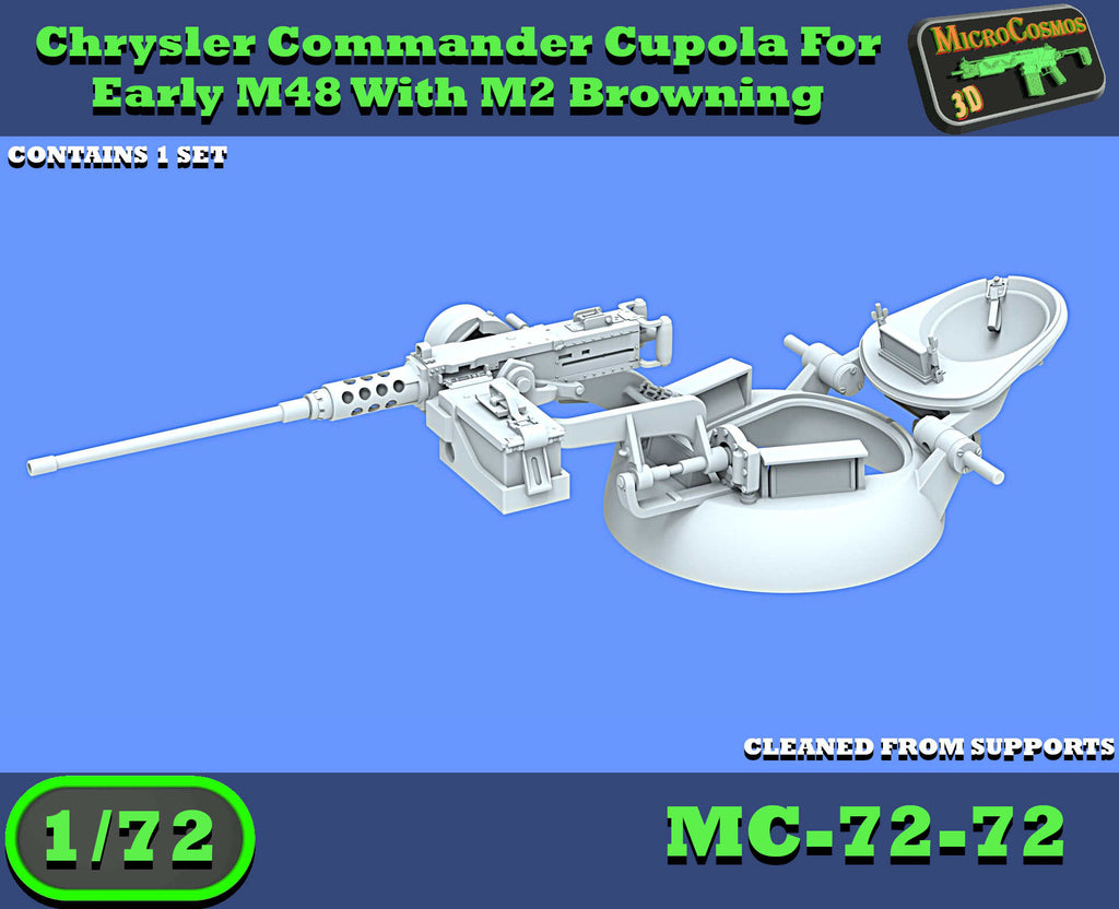 MC-72-72 - Chrysler Cupola For Early M48 With M2 Browning