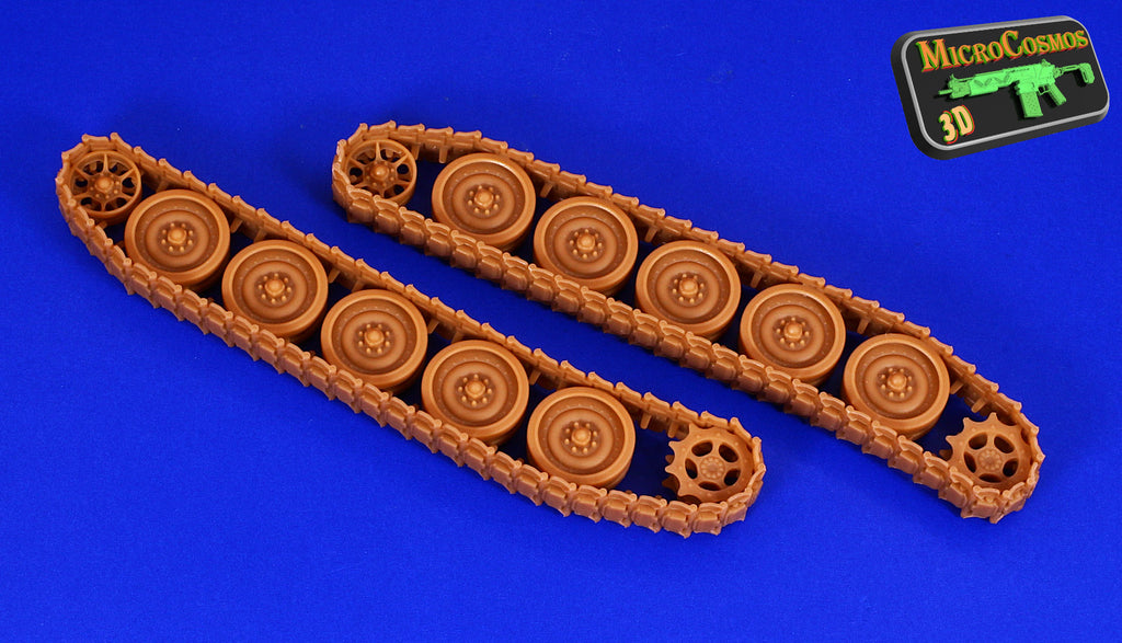 MC-72-74 - M113 T130E1 One-Piece Track Set With Road Wheels For Trumpeter