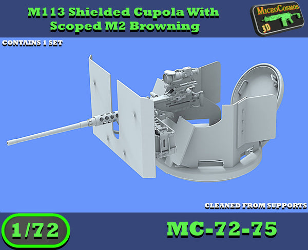 MC-72-75 - M113 Shielded Cupola With M2 Browning