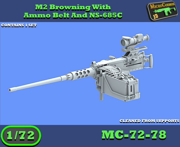 MC-72-78 M2 Browning With Ammo Box And NS-685C