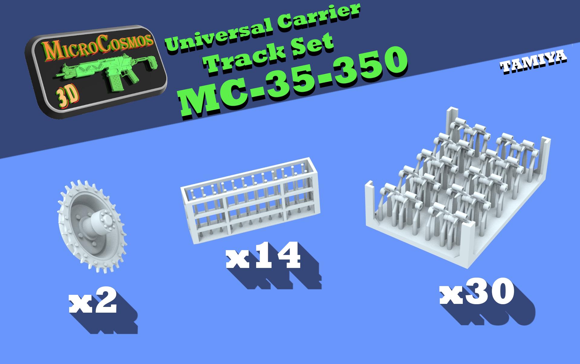 MC-35-350 - Universelles Trägerketten-Set