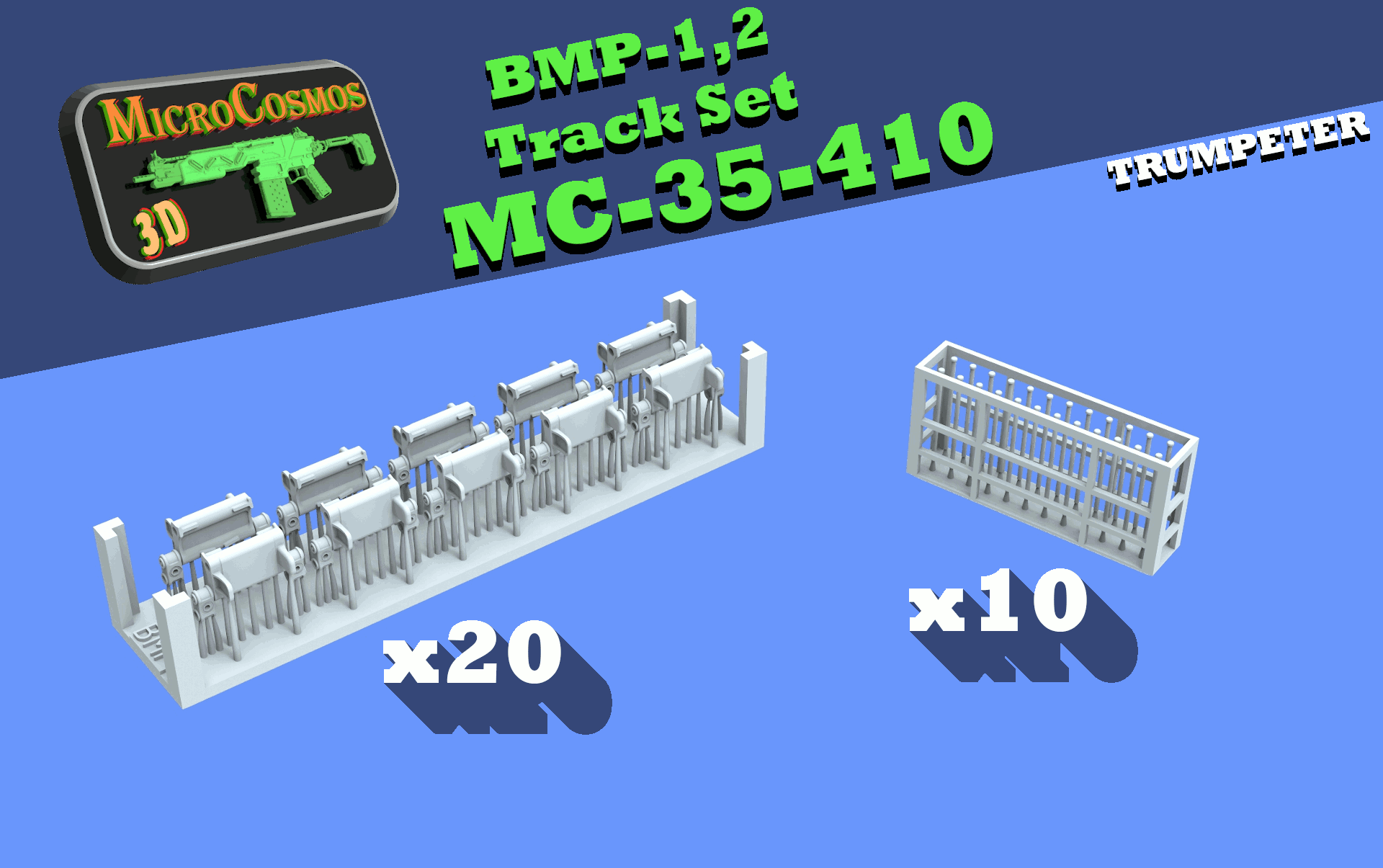 MC-35-410 - BMP-1,2 Track Set  Trumpeter(Workable)